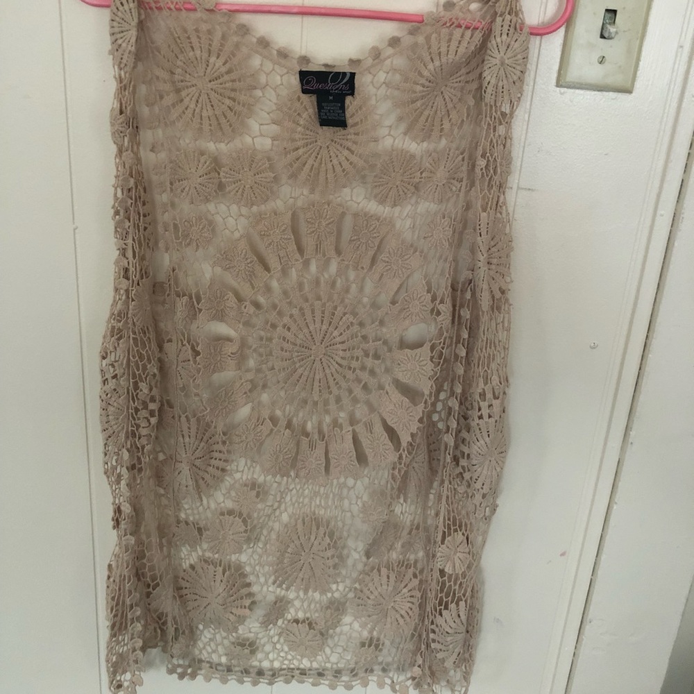 Beige summer cardigan